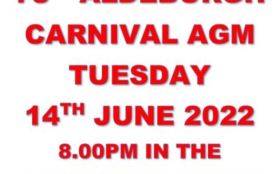 Aldeburgh Carnival AGM – Tuesday 14th June 2022
